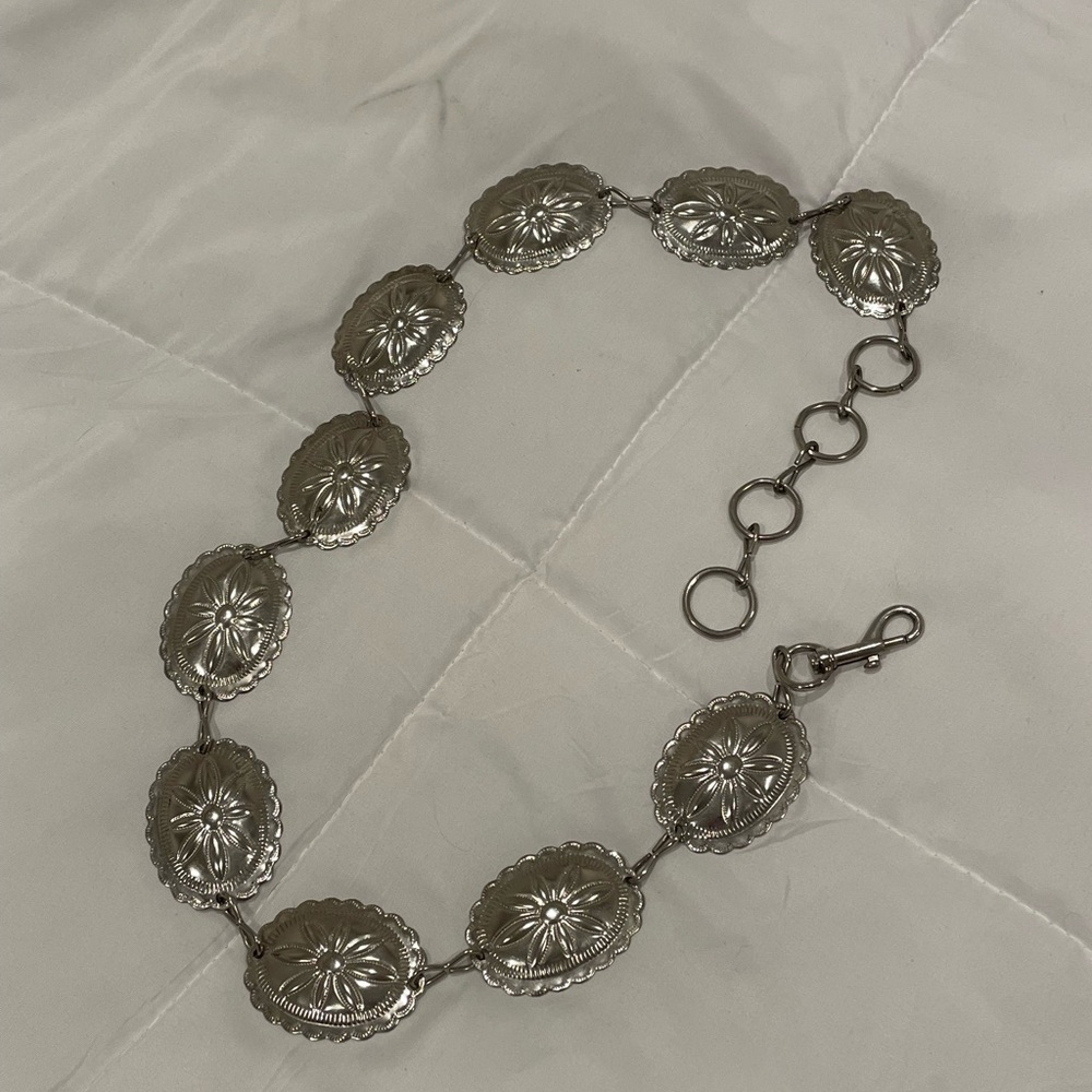 Silver Boho Belt